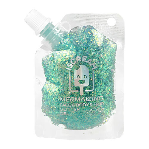 Глиттер для лица, тела и волос Iscream Mermazing гель тон 04 under the sea
