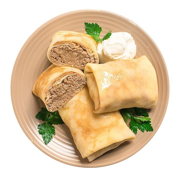 Блинчики с мясом Уже Готово, 5 шт в наборе