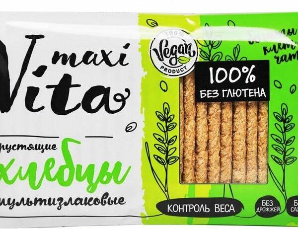 Хлебцы Maxi Vita мультизлаковые хрустящие, 150г