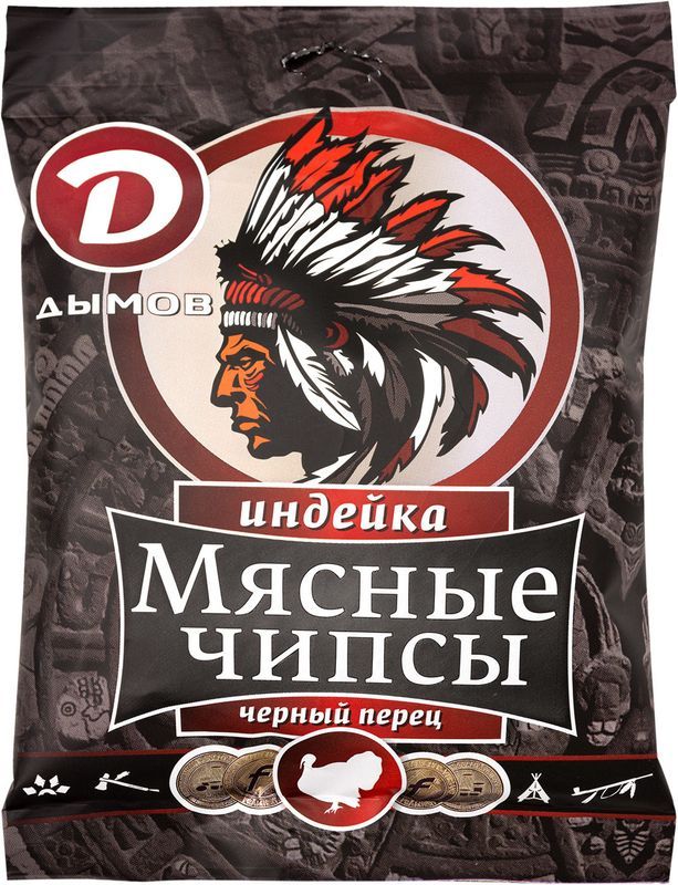 

Чипсы Дымов из мяса птицы с индейкой сыровяленые 25 г