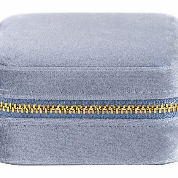 RONDA Шкатулка для украшений, велюр, голубой