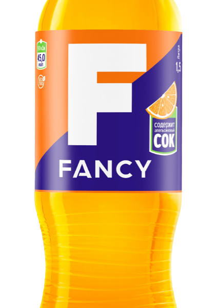 Напиток сильногазированный Fancy безалкогольный 1.5 л
