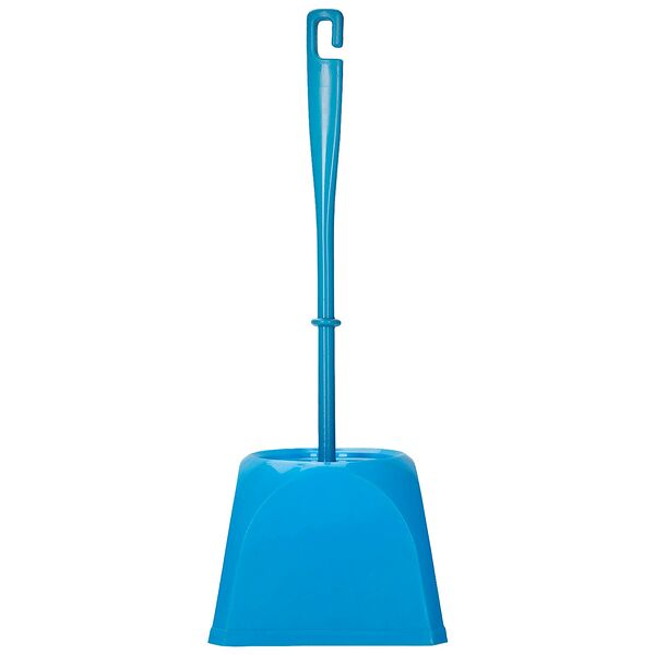 Гарнитур для туалета квадратный, голубой, 14х14х35 см