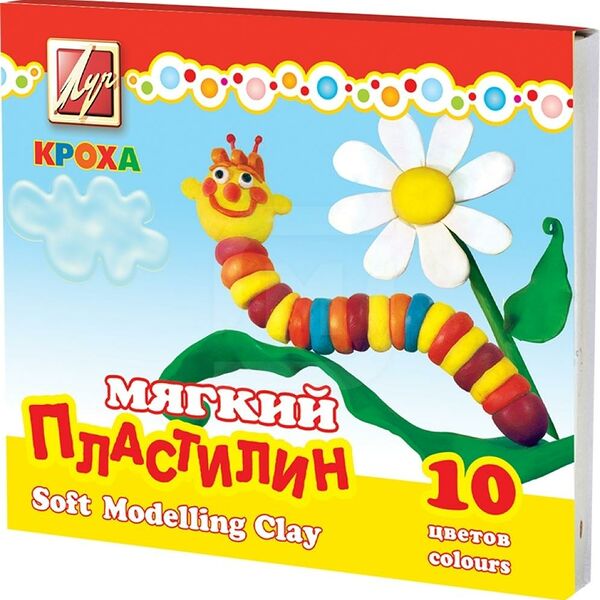Пластилин Луч 12 цветов восковый