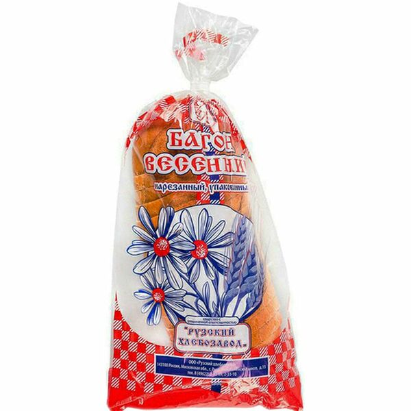 Батон Весенний нарезанный Рузский хлебозавод