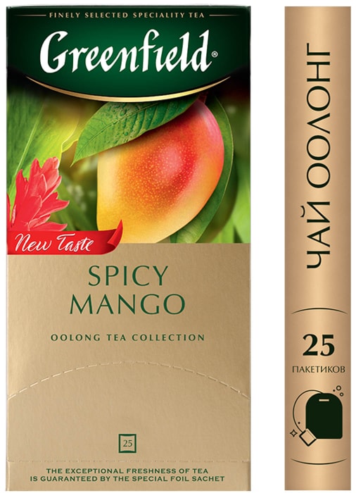 

Чай зеленый Greenfield Oolong Spicy Mango 37.5 г