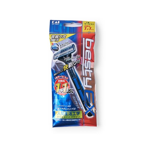 Станок бритвенный Kai одноразовый с двумя лезвиями 2шт., Япония