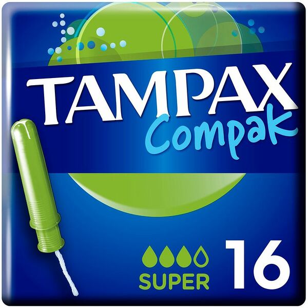 Тампоны Tampax Compak super, 16шт