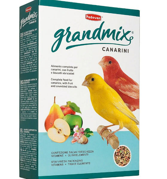Основной корм Padovan GrandMix Canarini для канареек 400 г