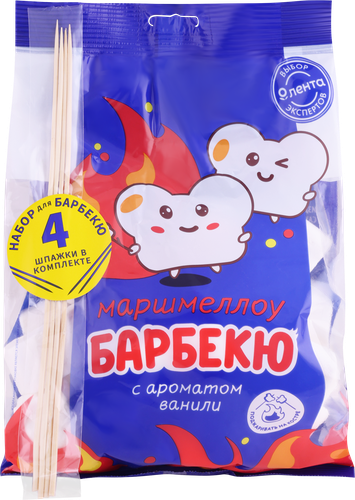 

Маршмеллоу Лента Барбекю с ароматом ванили 250 г