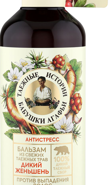 Бальзам против выпадения волос РЕЦЕПТЫ БАБУШКИ АГАФЬИ Дикий женьшень