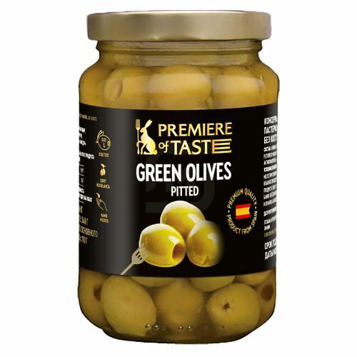 Оливки Premier of Taste зеленые без косточки 340 г