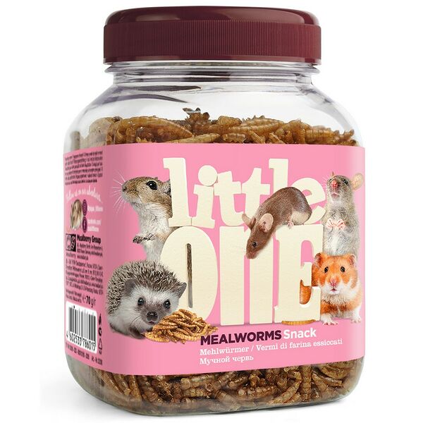 Little One Мучной червь лакомство для всеядных грызунов 70 г