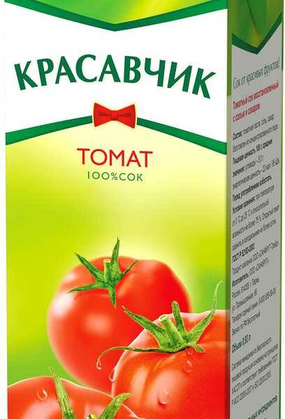 Сок Красавчик 100% томат