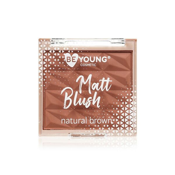 Румяна для лица BeYoung Matt Blush Natural brown 6,5г