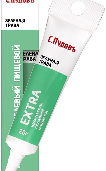 Пищевой краситель С.Пудовъ Зеленый 20г