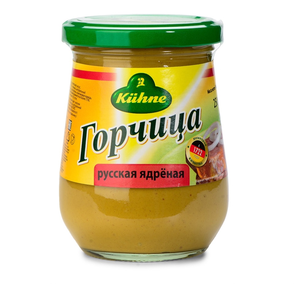 

Горчица Русская Kühne ядрёная 250 мл