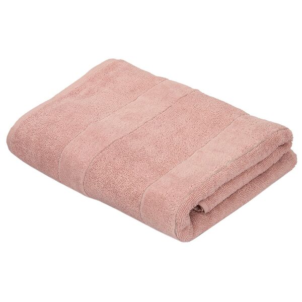 Полотенце махровое ДМ-Текстиль Serenity, хлопок, розовый, 70х140 см