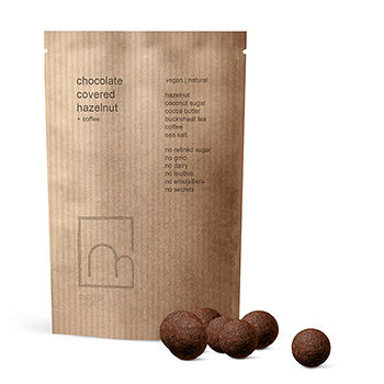 Фундук Mojo cacao в гречишном шоколаде и какао-пудре, веганский