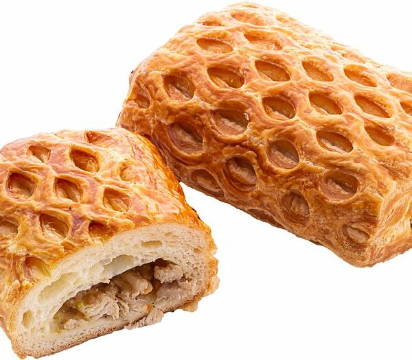 Слойка с курицей и овощами