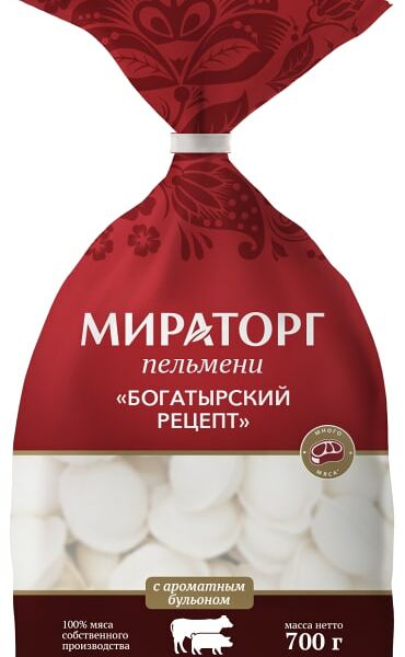 Пельмени Мираторг Богатырский рецепт 700г