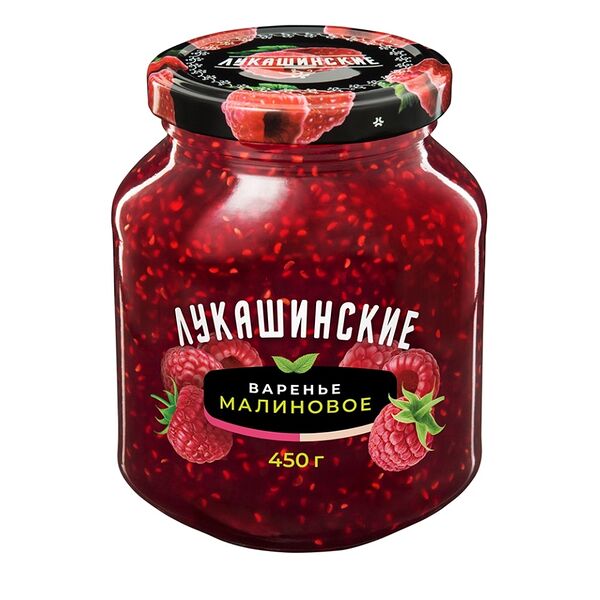 Варенье Лукашинские малиновое 
