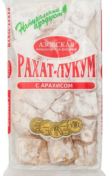 Рахат-лукум Азовская кондитерская фабрика с арахисом 300 г