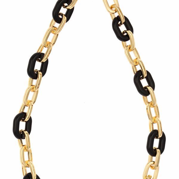 RONDA S/S 23 248N Колье, ювелирный сплав, ацетат, золочение, р.45