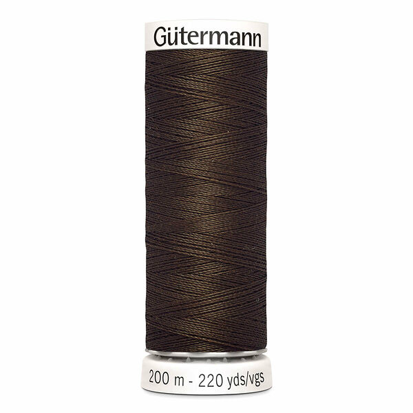 748277 Нить Sew-all для всех материалов, 200м, 100% п/э Gutermann(817 глубокий коричневый)