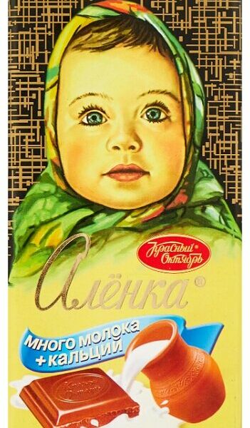Шоколад Алёнка молочный