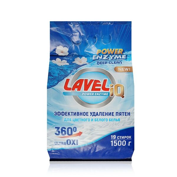 Универсальный стиральный порошок Laveliq Power Enzyme
