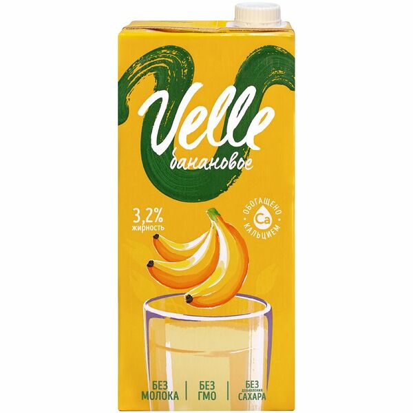 Напиток овсяный банановый Velle 3,2% 1л