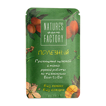 Шоколад гречишный Nature's Own Factory с манго, 20г