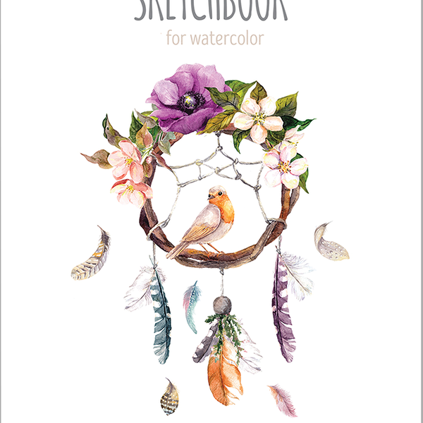 Скетчбук для акварели ARTSPACE My favorite things, А5, 20 листов Арт. Б5а20грв_15952