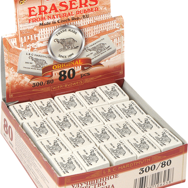 Ластик KOH-I-NOOR Elephant, прямоугольный, 2,6х1,8х0,8см, 1 шт