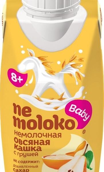 Каша немолочная овсяная Nemoloko Baby с грушей с 8 месяцев
