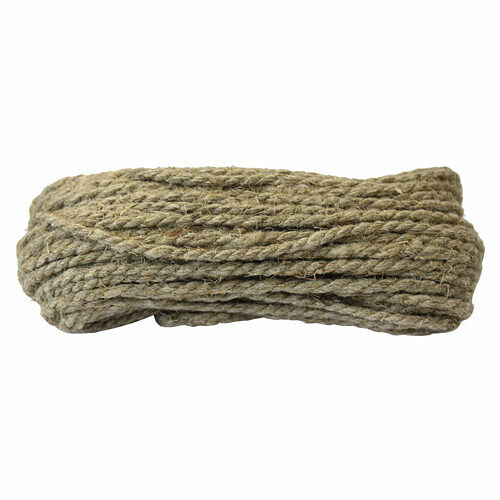 Шнур дизайнерский льняной Д2.4мм, 20м/моток