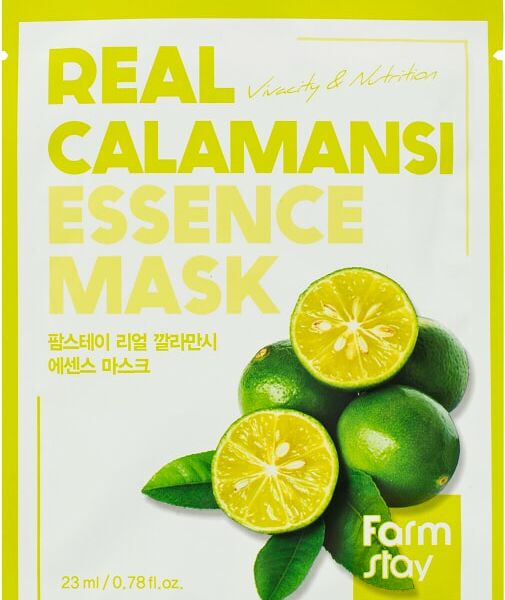 Маска для лица FarmStay тканевая с экстрактом каламанси 23мл