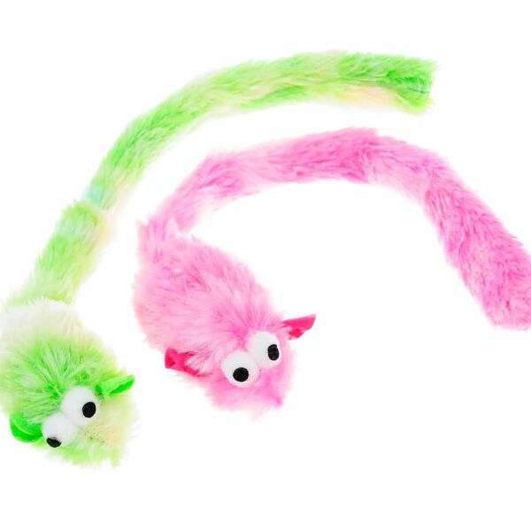 Игрушка для кошек Мышь с длинным хвостом 36 см (2 шт)