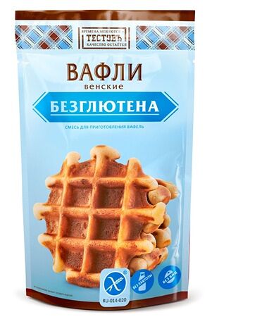 Сухая смесь Вафли венские безглютен Тестовъ 200г