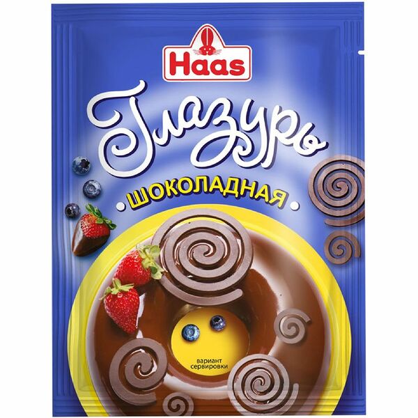 Глазурь Haas шоколадная, 75г