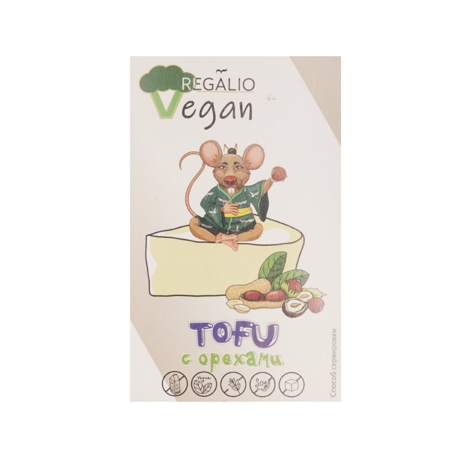 

Продукт соевый тофу Regalio Vegan с орехами 200 г