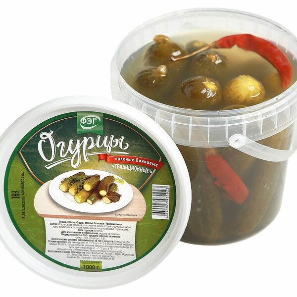 Огурцы соленые бочковые традиционные ТМ ФЭГ