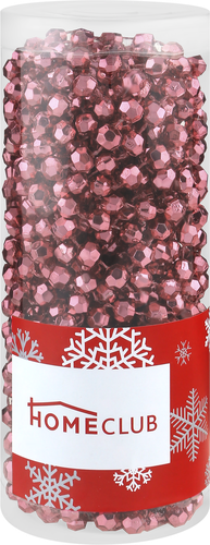 

Бусы HOMECLUB d=0,8см, темно-розовый Арт. AR4/10M-8RA+8CA, 10м
