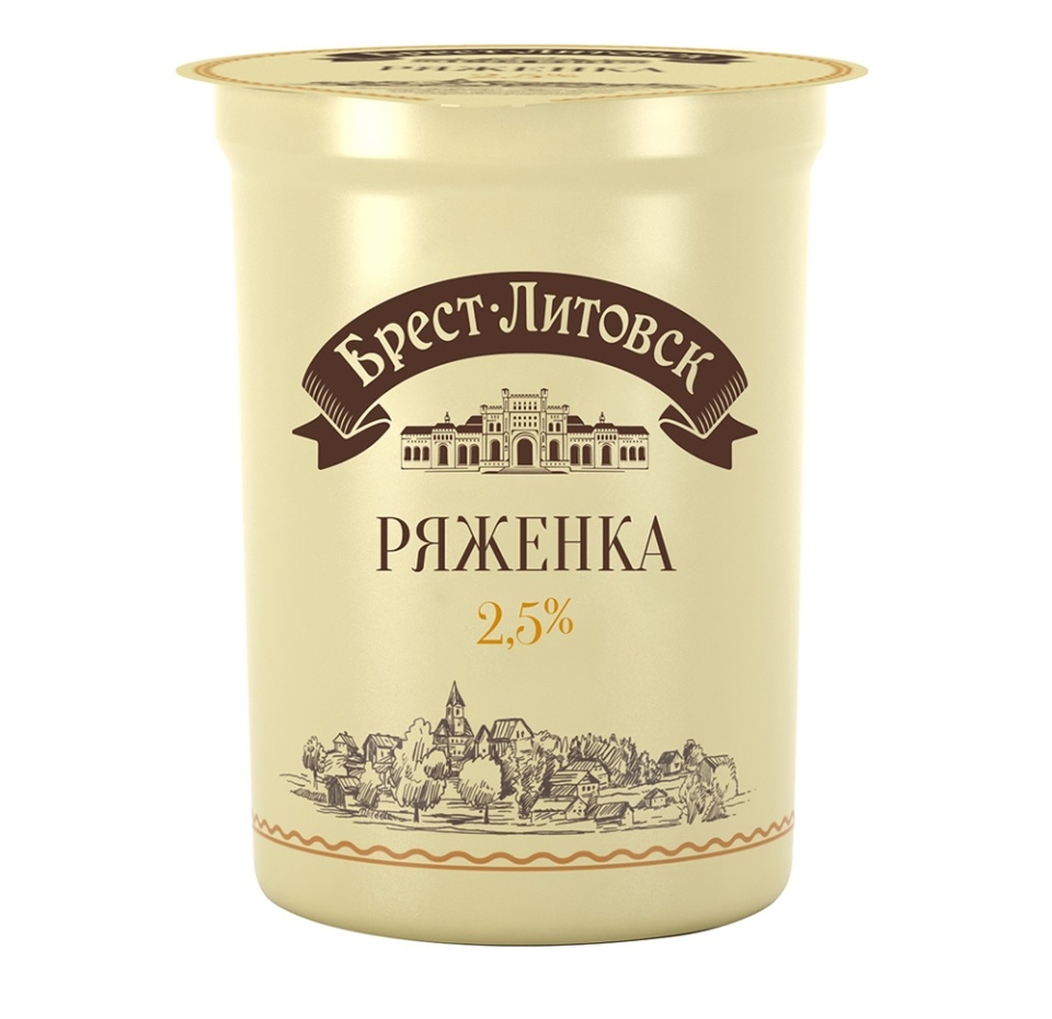 

Ряженка Брест-Литовск 2,5% 380 г
