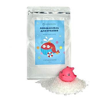 Соль морская с игрушкой для ванны, MiPASSiON, 500 г, Россия
