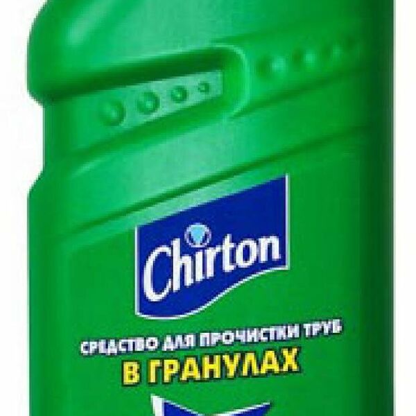 Средство для прочистки труб холодной водой в гранулах ТМ Chirton (Чиртон)