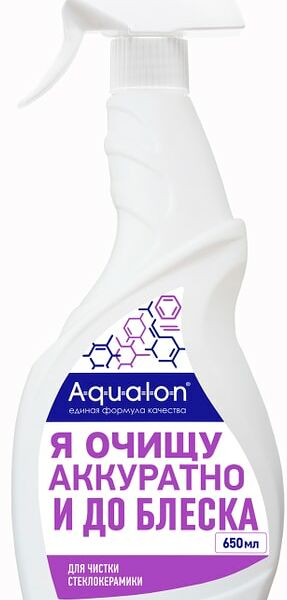 Средство чистящее Aqualon Чистка без усилий для стеклокерамики 650мл