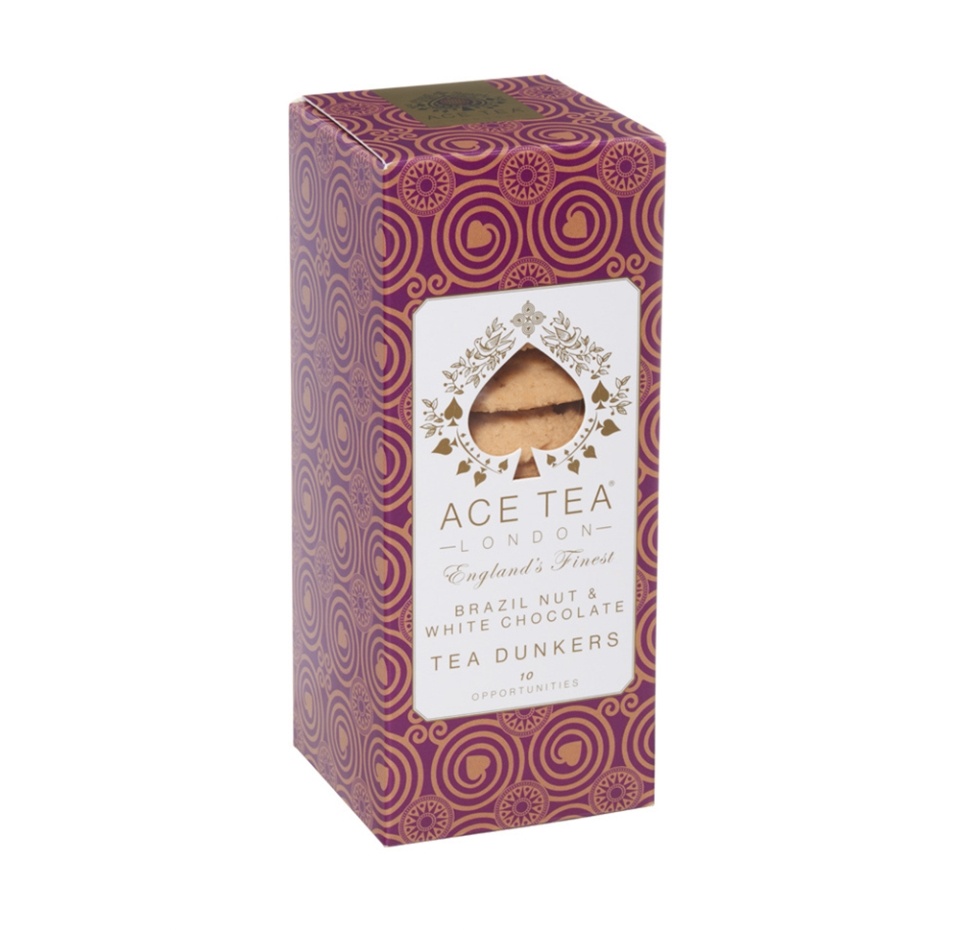 

Печенье Ace Tea со вкусом бразильского ореха и белым шоколадом 150 г, Великобритания