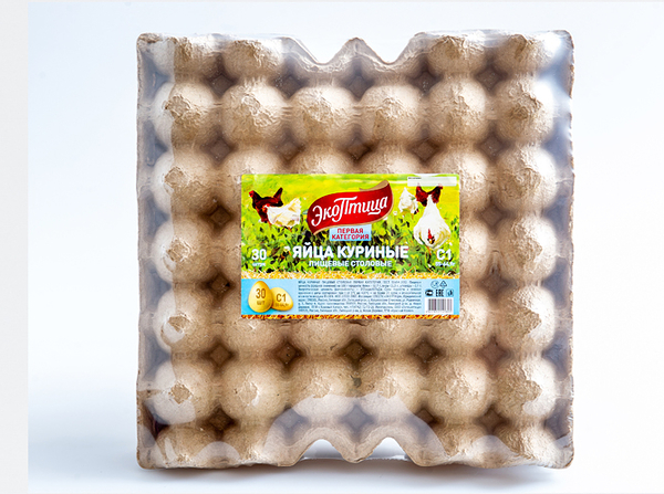 Яйцо куриное Экоптица С1, 30 шт